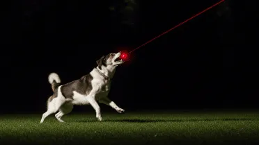 Pointer Chasing 5 games that seem harmless but may put your dog at risk