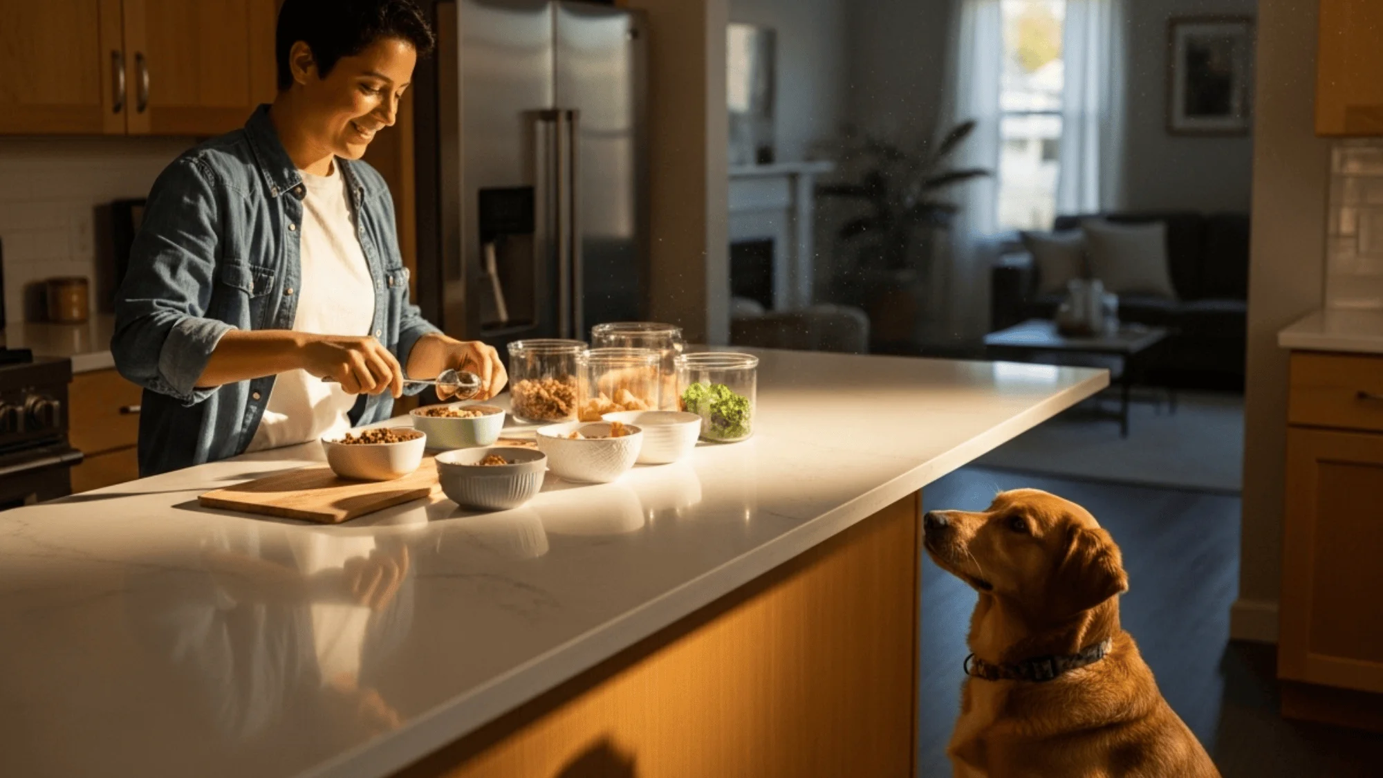 How many times a day should you feed your dog according to its age ...