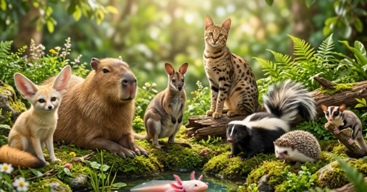 8 exotic pets that are legal in the United States